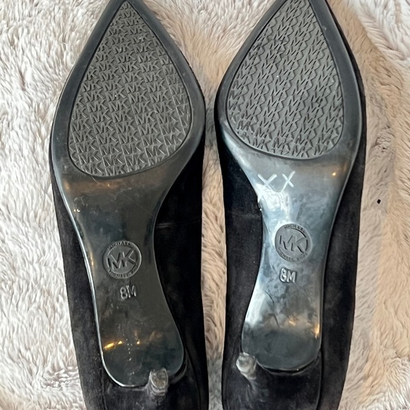 Michael Kors Black Suede Pumps - Picture 6 of 7